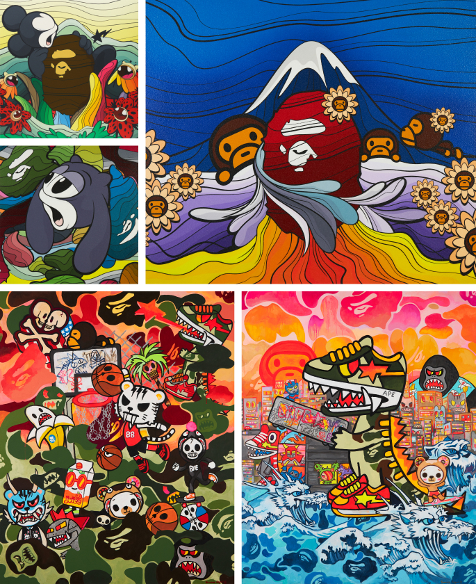 芸術写真 wite the Bathing Ape artbook 芸術写真 wite the Bathing Ape artbook 芸術写真 wite the Bathing